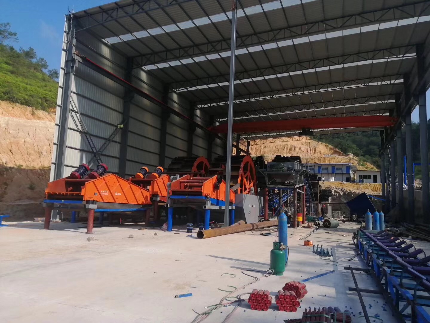 江（jiāng）蘇徐州350t/h洗沙設備生產線